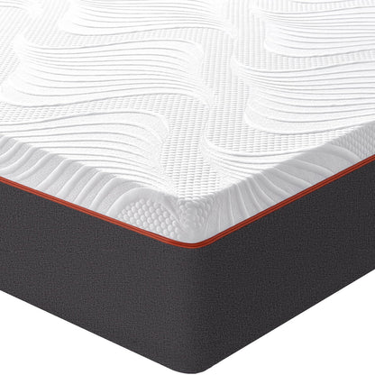 Laccard Single Mattress, 15cm Gel Memory Foam Mattress, Cooling Single Bed Mattresses for Pressure Relief, Medium Mattress with Removable Cover