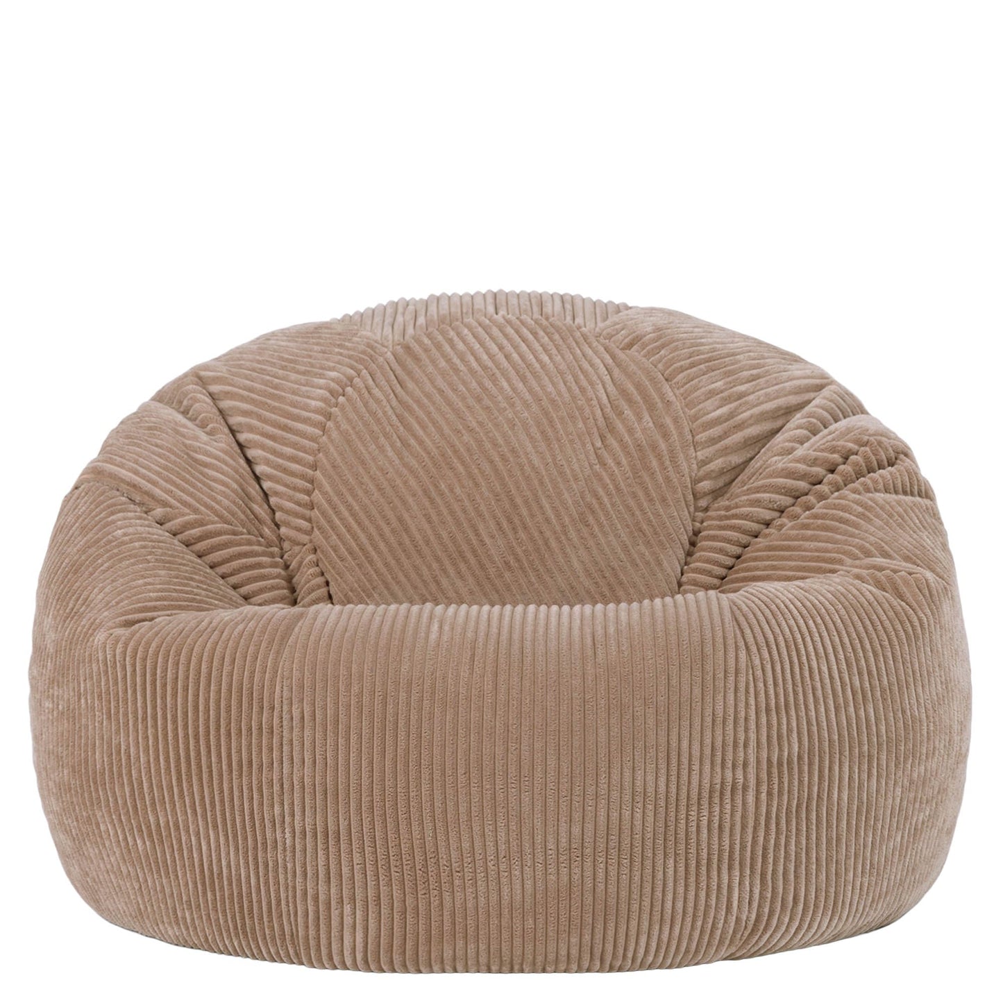 icon Kingston Cord Bean Bag with Filling Included, Set of 2, Brown