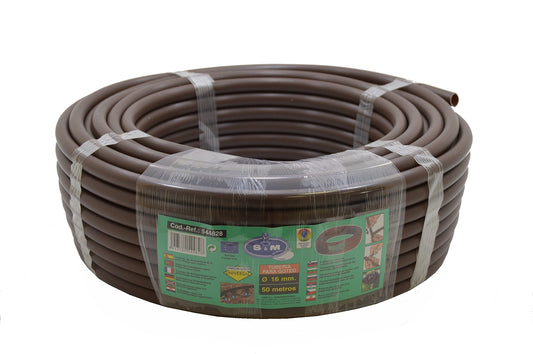 S&M s & m 544828 ? Drip Pipe, 16 mm x 50 m, Brown