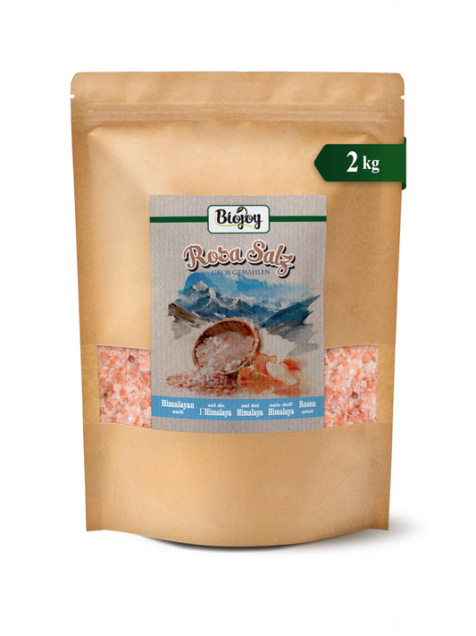Biojoy Pink Crystal Salt - suitable for salt grinder (2 kg)