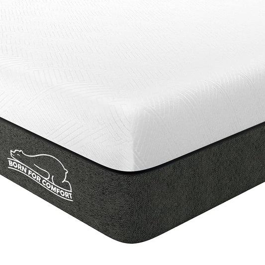 wowttrelax Single Memory Foam Mattress, 6 Inch with Soft Fabric, Skin-friendly Mattress, Breathable Cover, 2 Layer for More Supportive, Medium