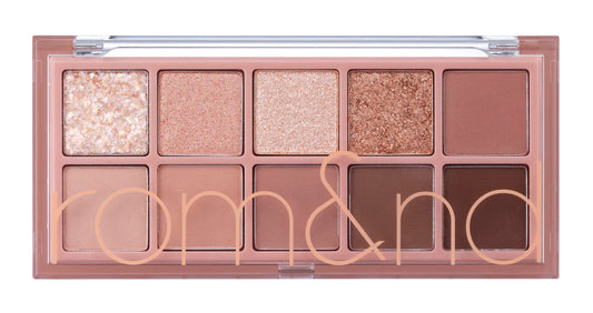 rom&nd Better Than Palette #03 ROSEBUD GARDEN?10 Blendable Shades?Long Lasting and Neutral Eyeshadow Palette?High Pigmented Smooth, Matte, Glitter,