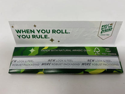 Rizla King Size Camouflage Rolling Paper Full Box Of 50 Booklets (Green)