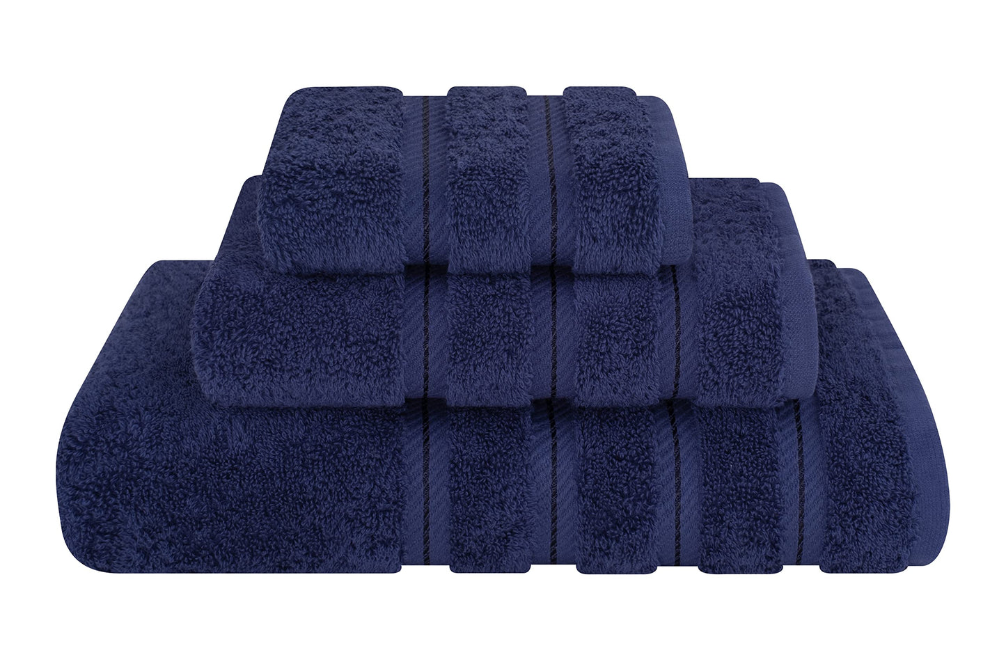 American Soft Linen, 3 Piece Towel Set, 1 Bath Towel 1 Hand Towel 1 Washcloth, Super Soft and Absorbent