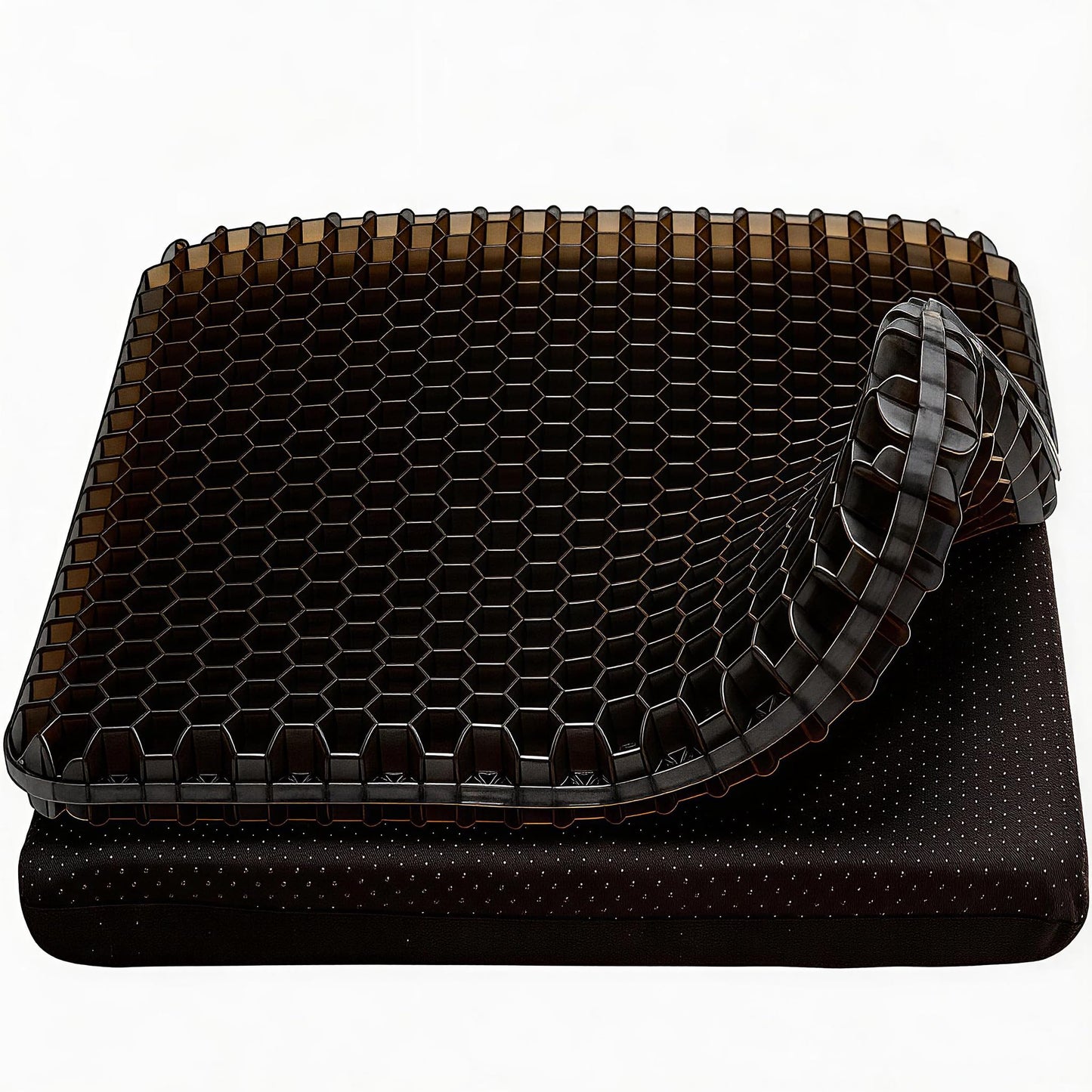 Croerw Small Extra Thick Gel Seat Cushion – Cooling Honeycomb Gel Pad for Sitting Comfort & Pressure Distribution, Support for Office Chair, Car