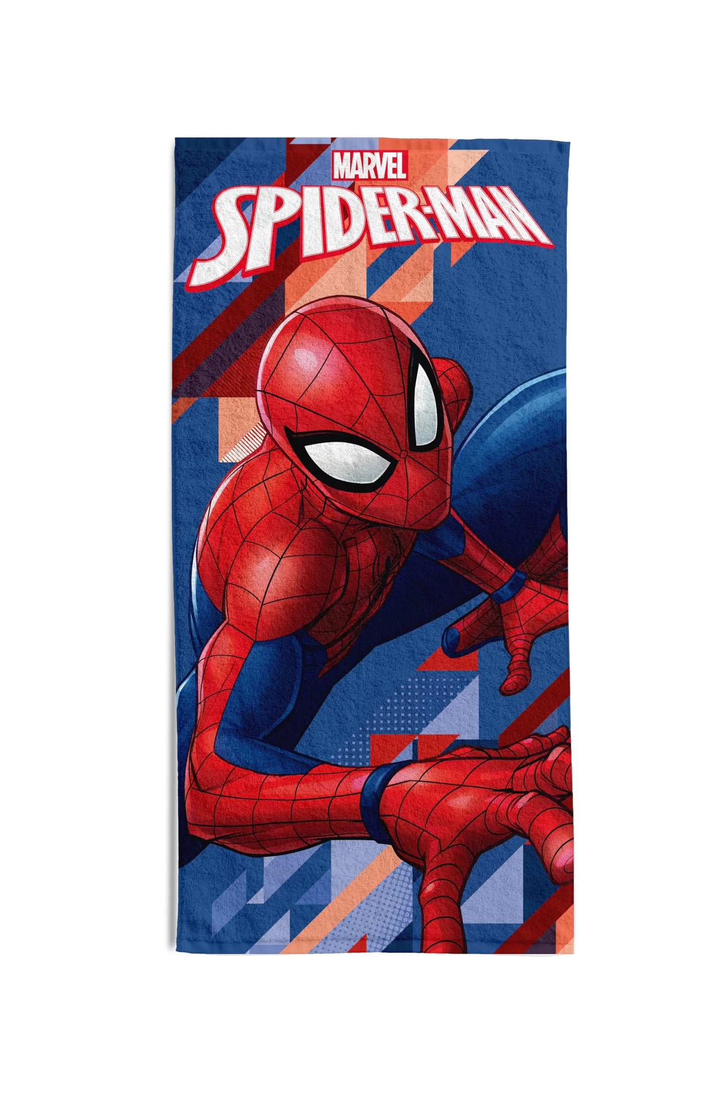 hermet Spiderman Beach Towel, 70 x 140 cm, Beach or Pool Towel, 100% Soft Cotton, Practical and Lightweight
