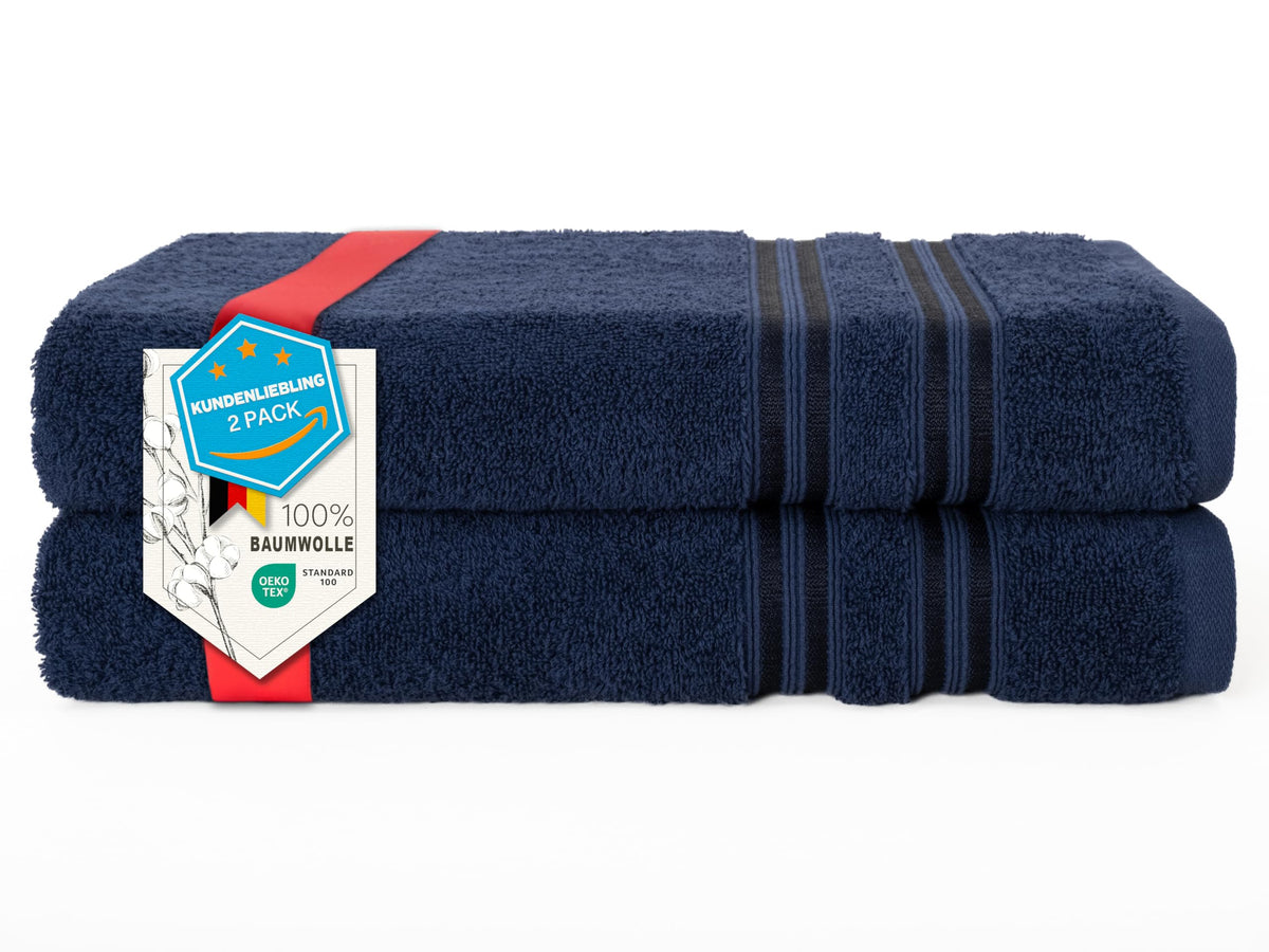 Hammetex Bathrobe 100% Cotton Unisex for Men and Women Quality 400 g/m² Quality Soft Absorbent Terry Towelling Bathrobe for Couples with Pockets