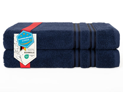 Hammetex Bathrobe 100% Cotton Unisex for Men and Women Quality 400 g/m² Quality Soft Absorbent Terry Towelling Bathrobe for Couples with Pockets