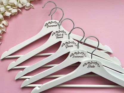 Wooden Wedding Coat Hanger. Laser Engraved Bridal Hangers. Wedding Day Gift. Anniversary Hanger Gifts Mother of the Bride