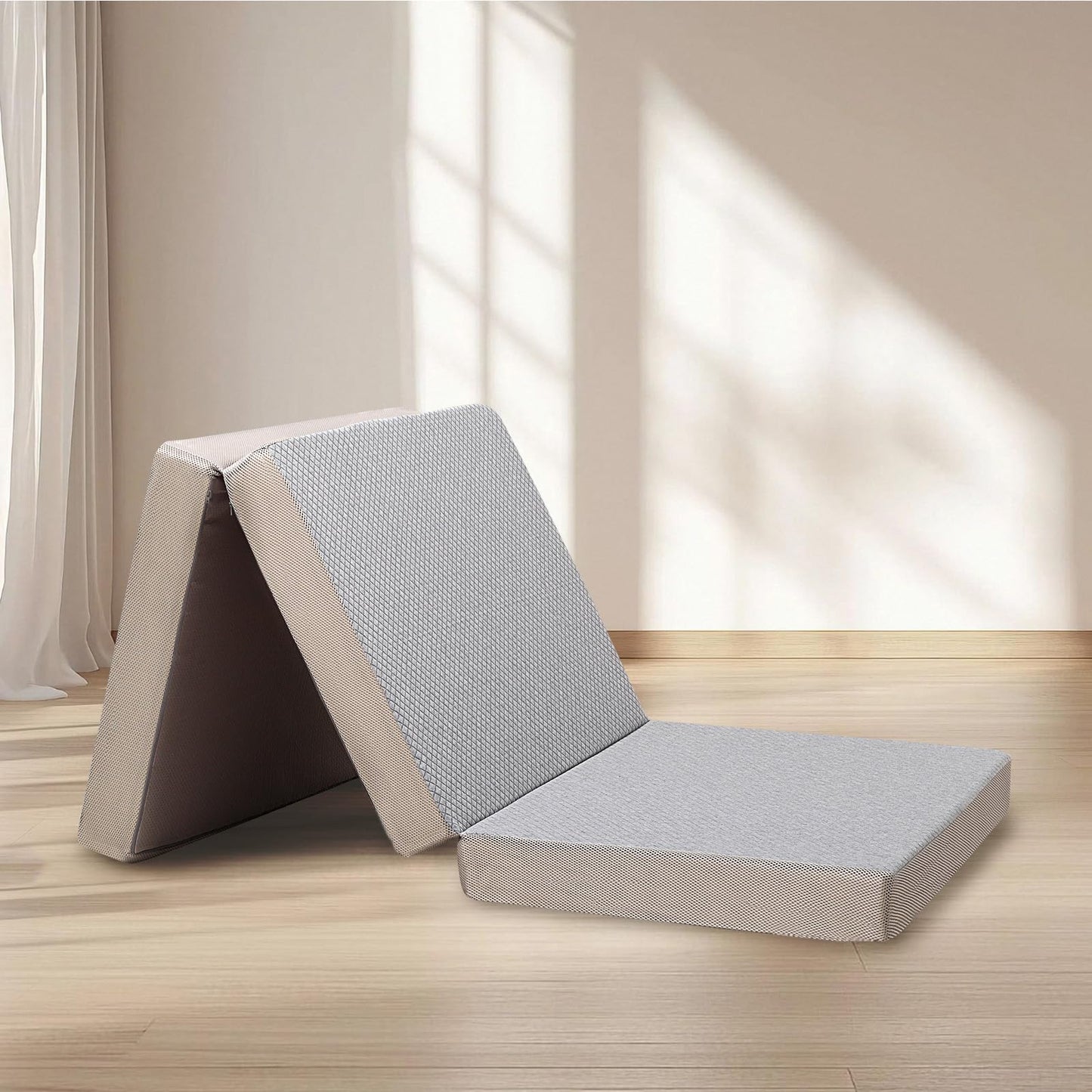 Gwydre Tri-fold 190 * 90 * 15cm Single Memory Foam Mattress