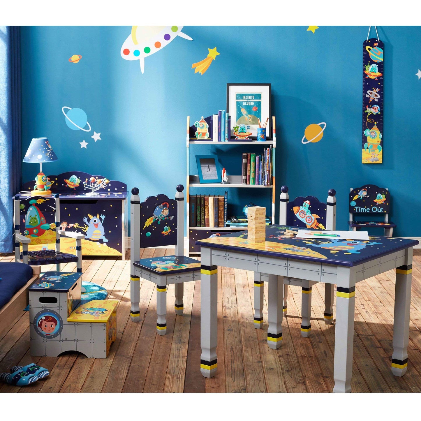 Fantasy Fields Outer Space Kids Bedside LED Night Light Table Lamp TD-12335AT
