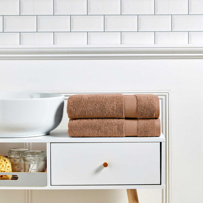 Christy Refresh Bath Towel Set | Set of 4 | 2 Bath Sheets 2 Hand Towels | Quick Dry | Gentle Pastel Tones | Soft Absorbent Bathroom Towels