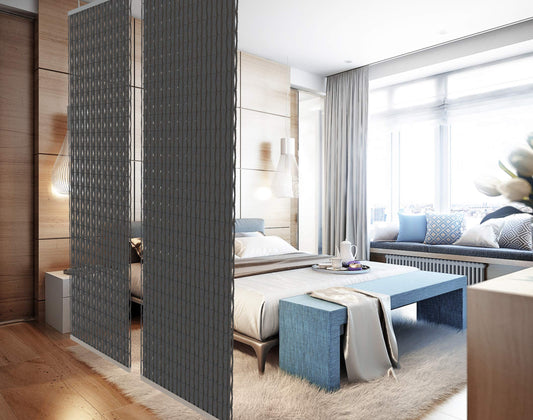 YourCasa - Hanging Room Divider | Eye-catching Decoration | Translucent Screen - 118 x 240 cm - Privacy Protection - Multifunctional