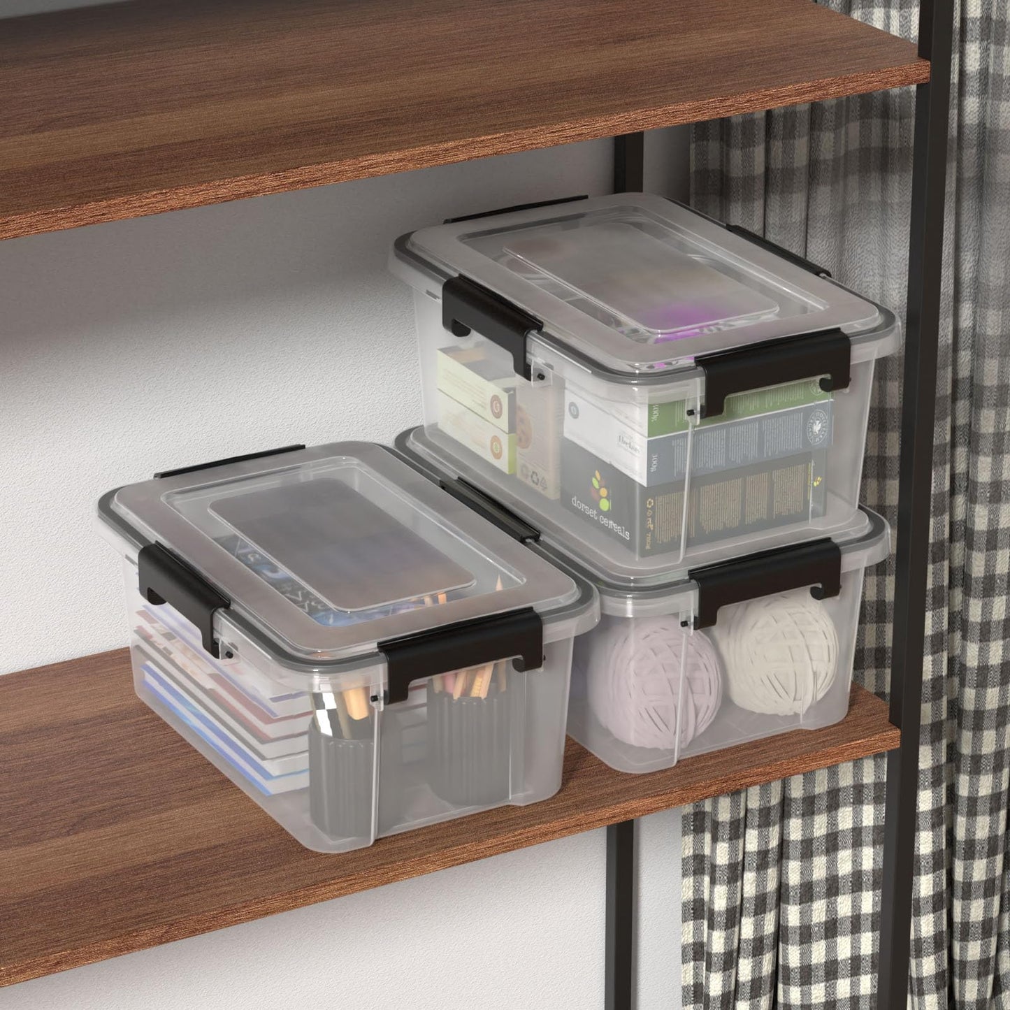 Zopnny 2 Pack 10L Food Storage Containers with Leakproof Lids