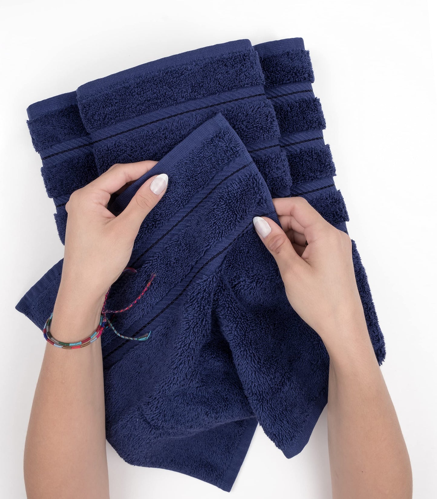 American Soft Linen, 3 Piece Towel Set, 1 Bath Towel 1 Hand Towel 1 Washcloth, Super Soft and Absorbent