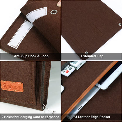 SIMBOOM Sofa Armrest Hanging Storage Bag - Coffee