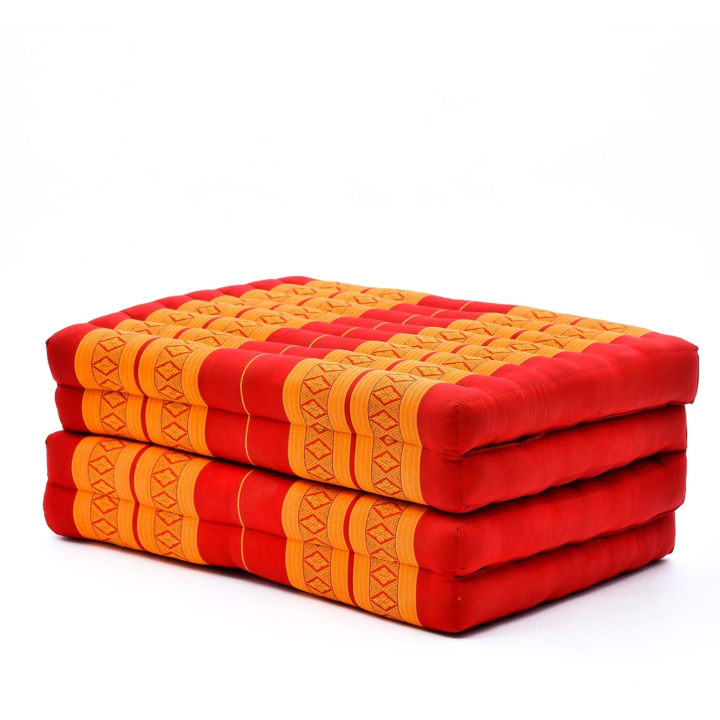 Leewadee Trifold Mattress Standard – Comfortable Thai Massage Pad, Foldable Floor Mattress Filled with Kapok, Perfect to Use as a Sleeping Mat