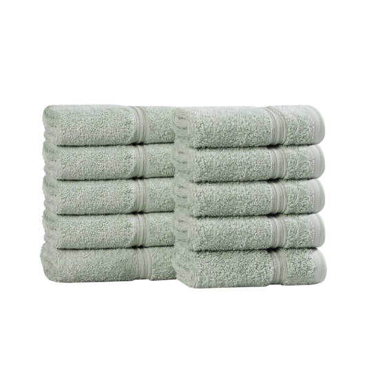 Superior Set, Cotton, Sage, Face Towel