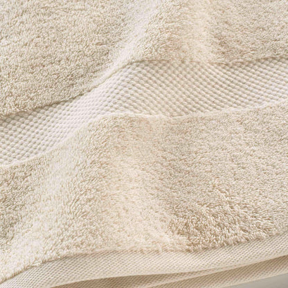 Douceur d'Intérieur, Elegance Sand Hand Towel 50 x 90 cm 100% Cotton Plain