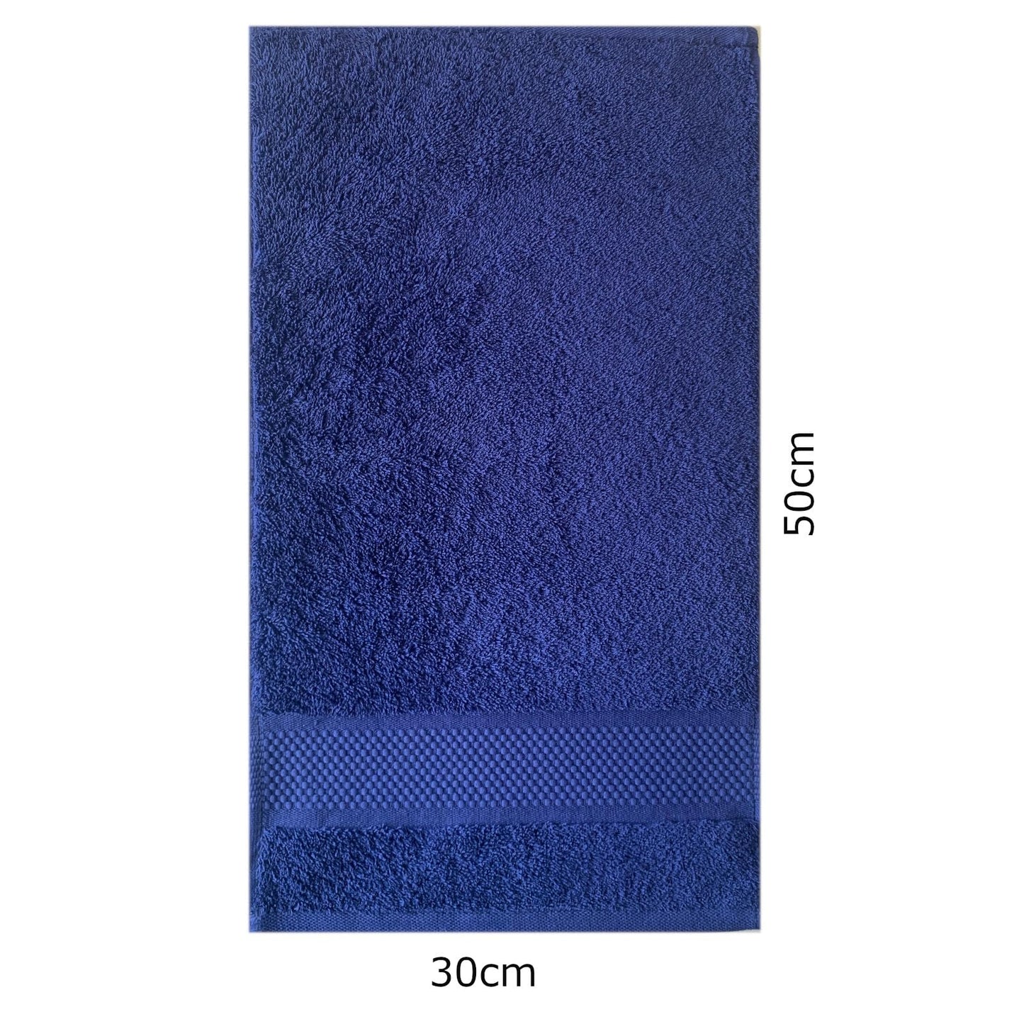 Sue Rossi Guest Towels 30 x 50cm Set Of 2, Organic Turkish Combed Cotton, 600gsm Thick, Soft & Absorbent Bathroom Or Kitchen Small Hand Towel