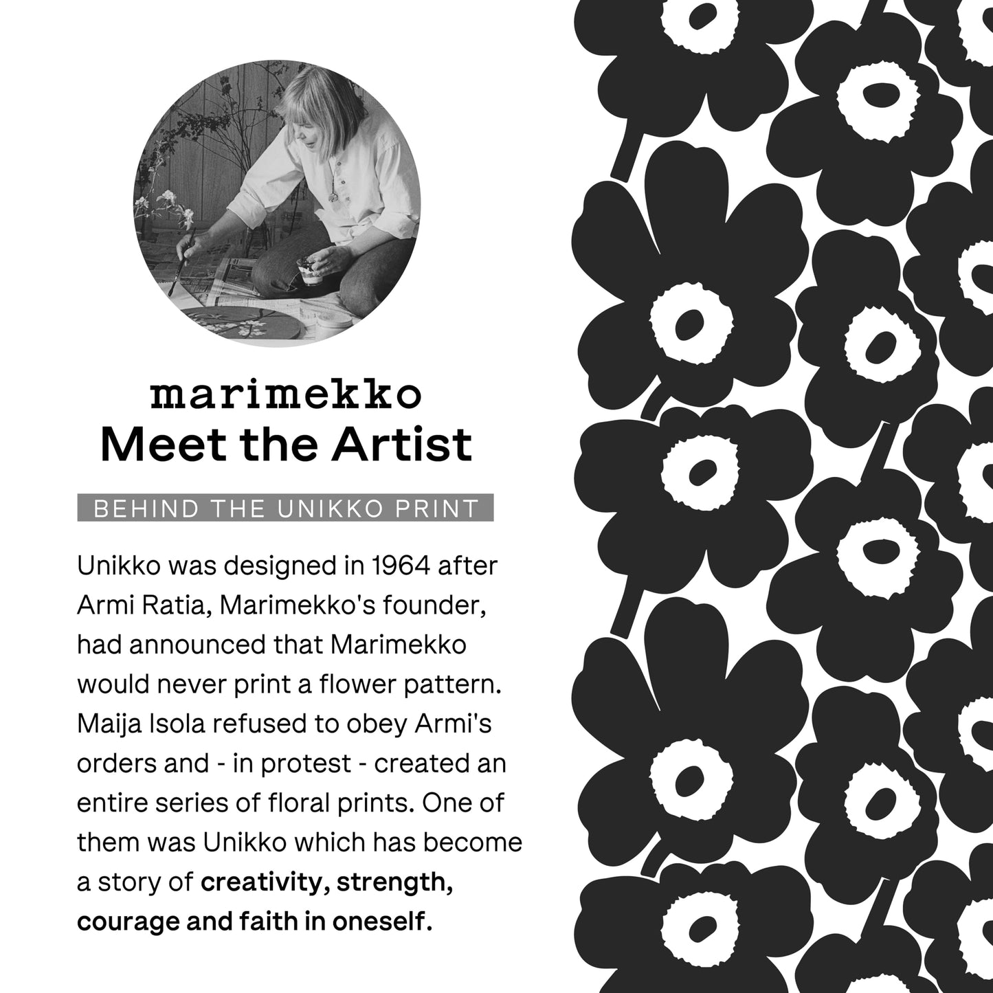Marimekko Unikko Terry Cotton Bath Towel (Pink) – Floral Patterned Bath Towels – 59 in x 28 in