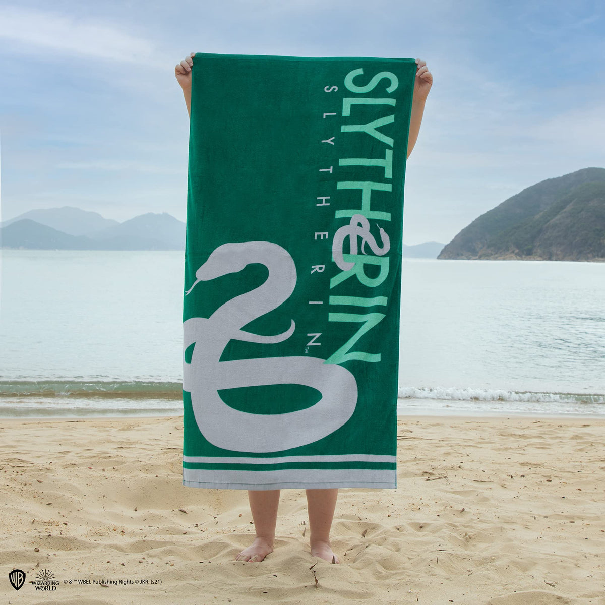 Cinereplicas Harry Potter - Beach Towel Slytherin - Official License