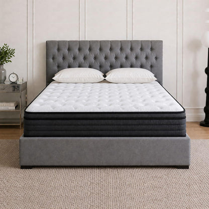 SANA SLEEP 4FT Small Double Mattress,9 Zone Orthopedic Small Double Mattress, Comfortable Home Pocket Spring Mattress