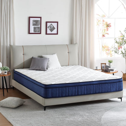 Clou&eir 190x135x25cm Double Memory Foam Spring Mattress
