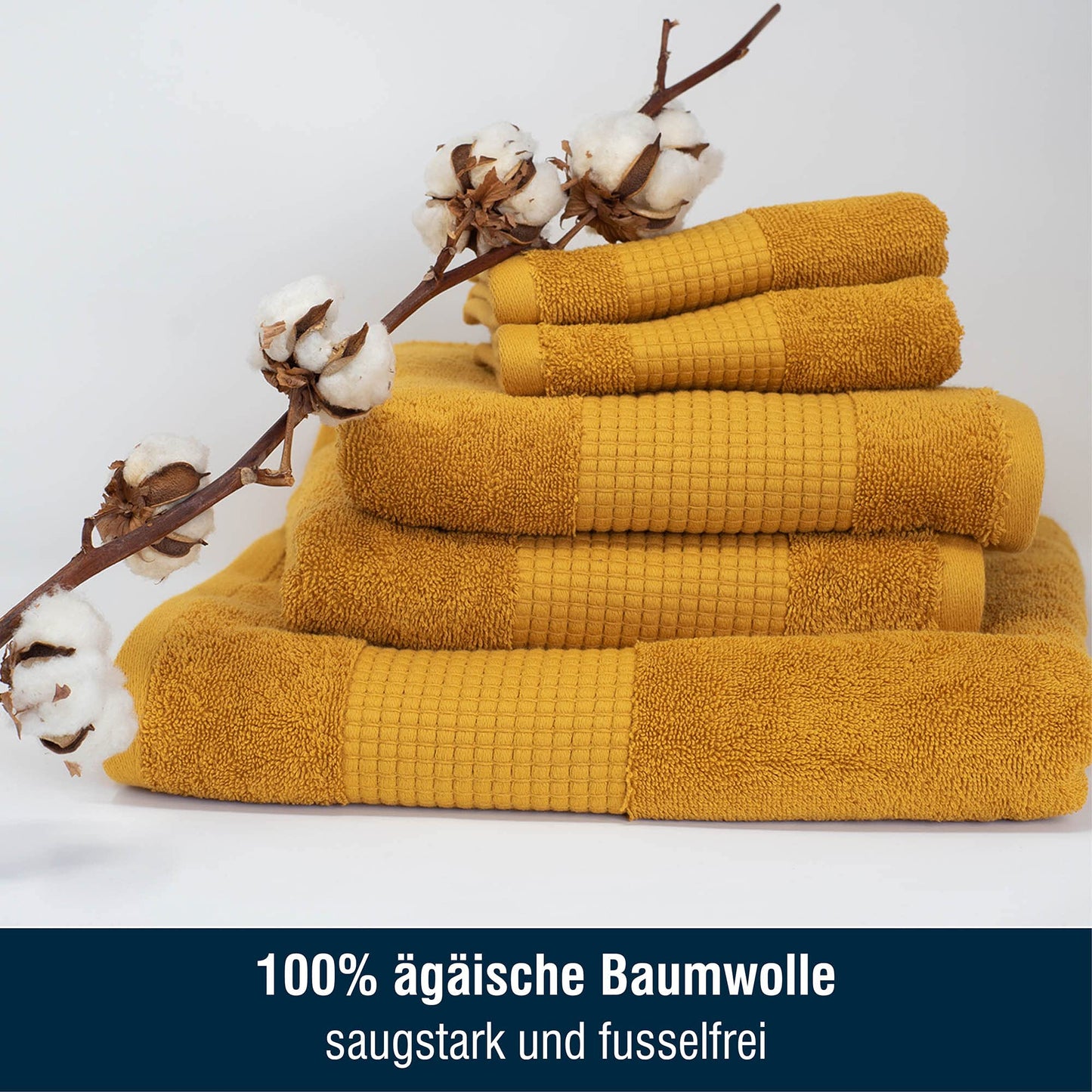 Merana Rome Washcloth Set Absorbent Soft and Lint- Terry Wash Gloves Luxury Quality Heavy Organic Cotton 590 GSM