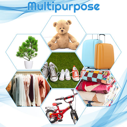 Extra Large Clear Plastic Storage Bags, 6pcs Flat Large Plastic Bags