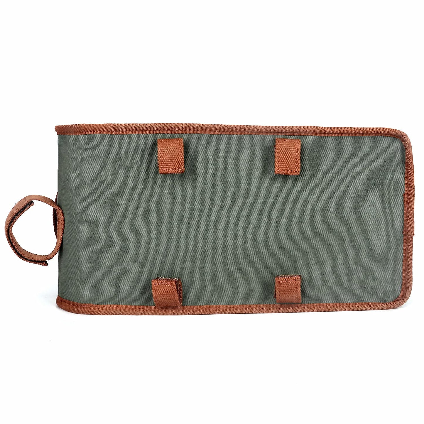 Tourbn Waterproof Canvas Bicycle Pannier Bike Rear Rack Insulated Trunk Cooler Bag Takeaway Food Delivery Case Green