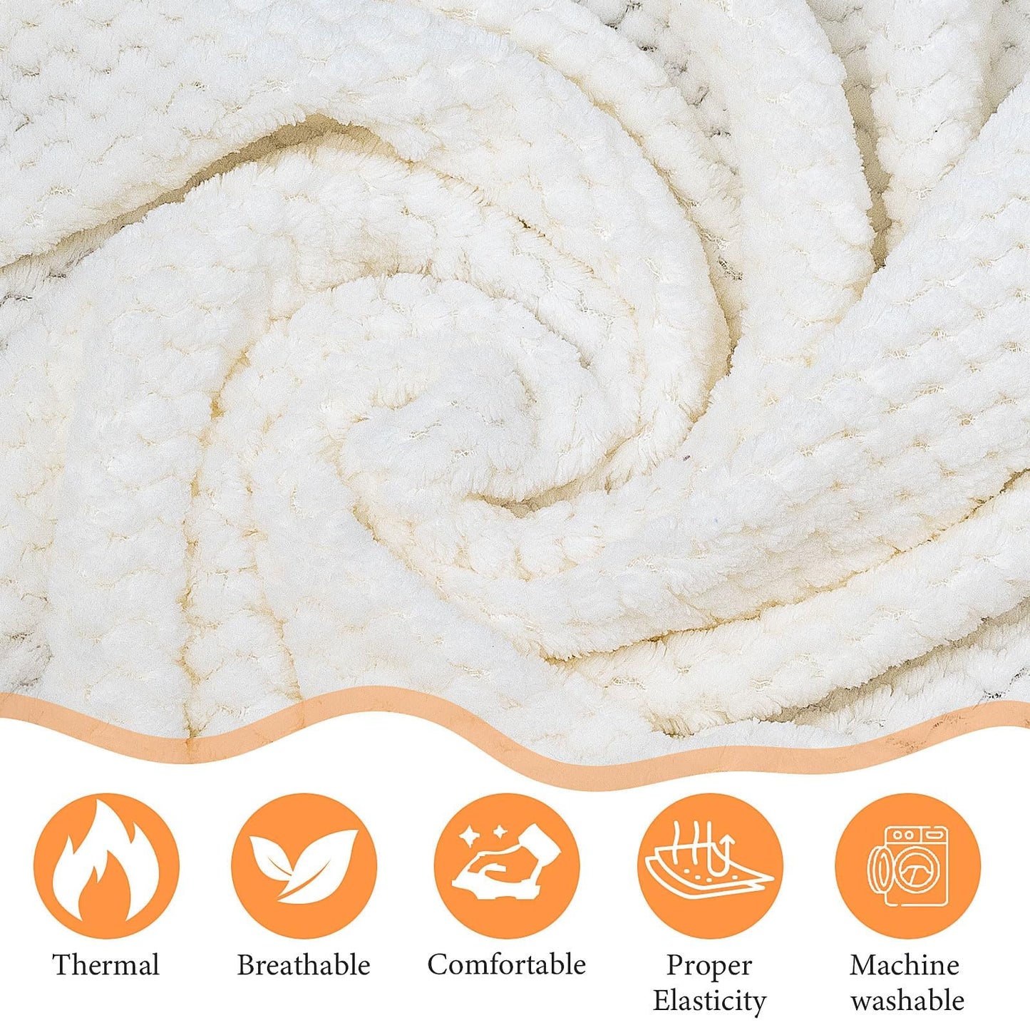 YFNVH 4 Pack Women Towel Wraps with Velcro Closure, White Spa Body Wraps