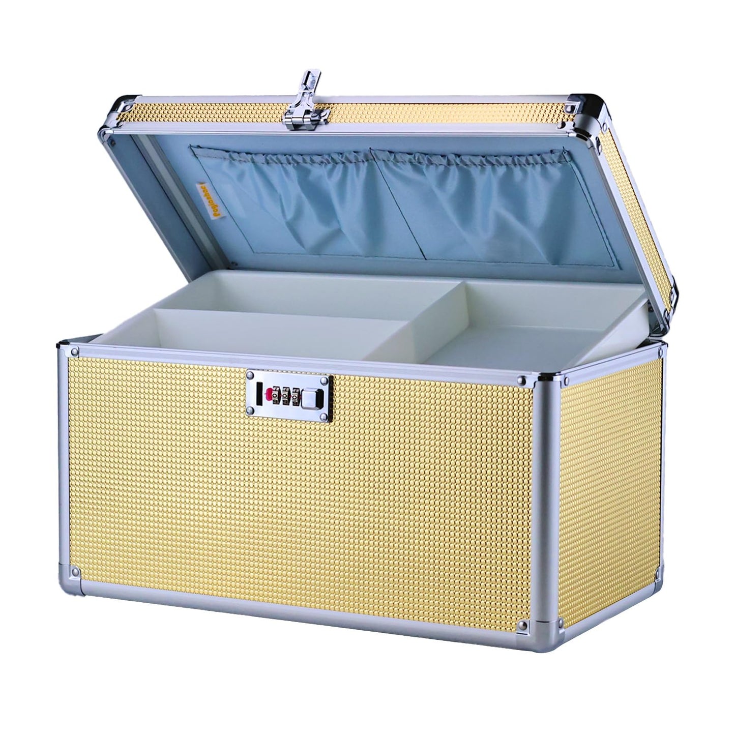 Pogianhae Combination Lock Storage Box with Handle – Multipurpose Locking Case for Home & Outdoor Use, Secure Storage for Accessories, Medicine