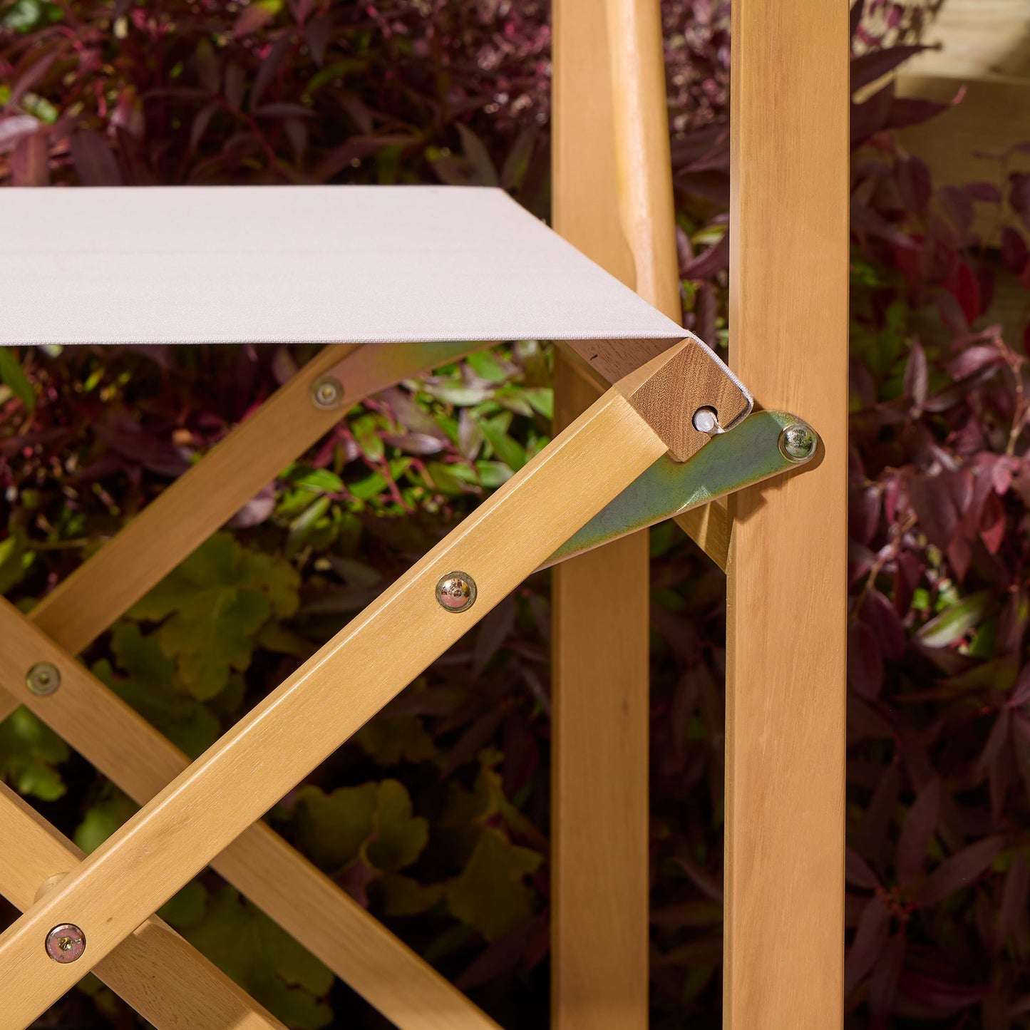 Rowlinson Ascot Folding Directors Chair - Natural