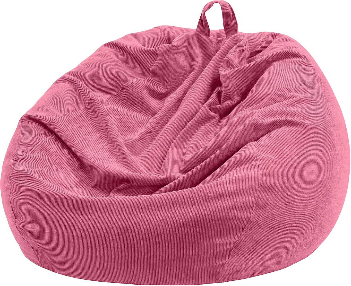 Nobildonna Bean Bag Chair Cover (No Filler) for Kids Beanbag Stuffed Animal Storage Without Filling Plush Toys Holder and Organizer Soft Premium