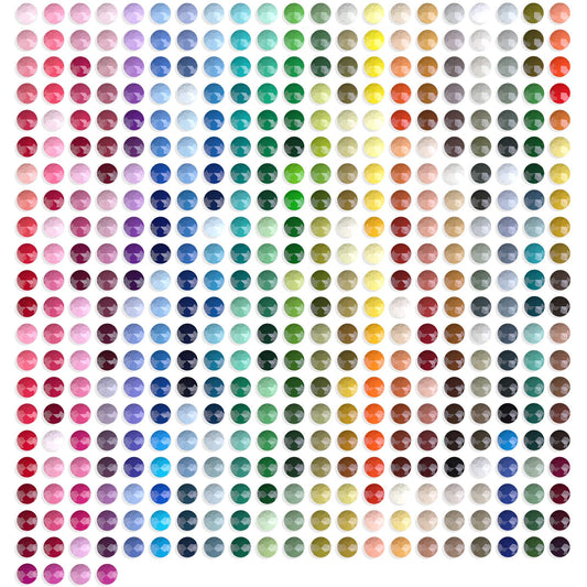 ARTDOT 445 Colours DMC Diamond Beads for 5D Diamond Art Accessories, 89000 Pieces Round Beads Replacement Missing Drills Sparkle Rhinestones for
