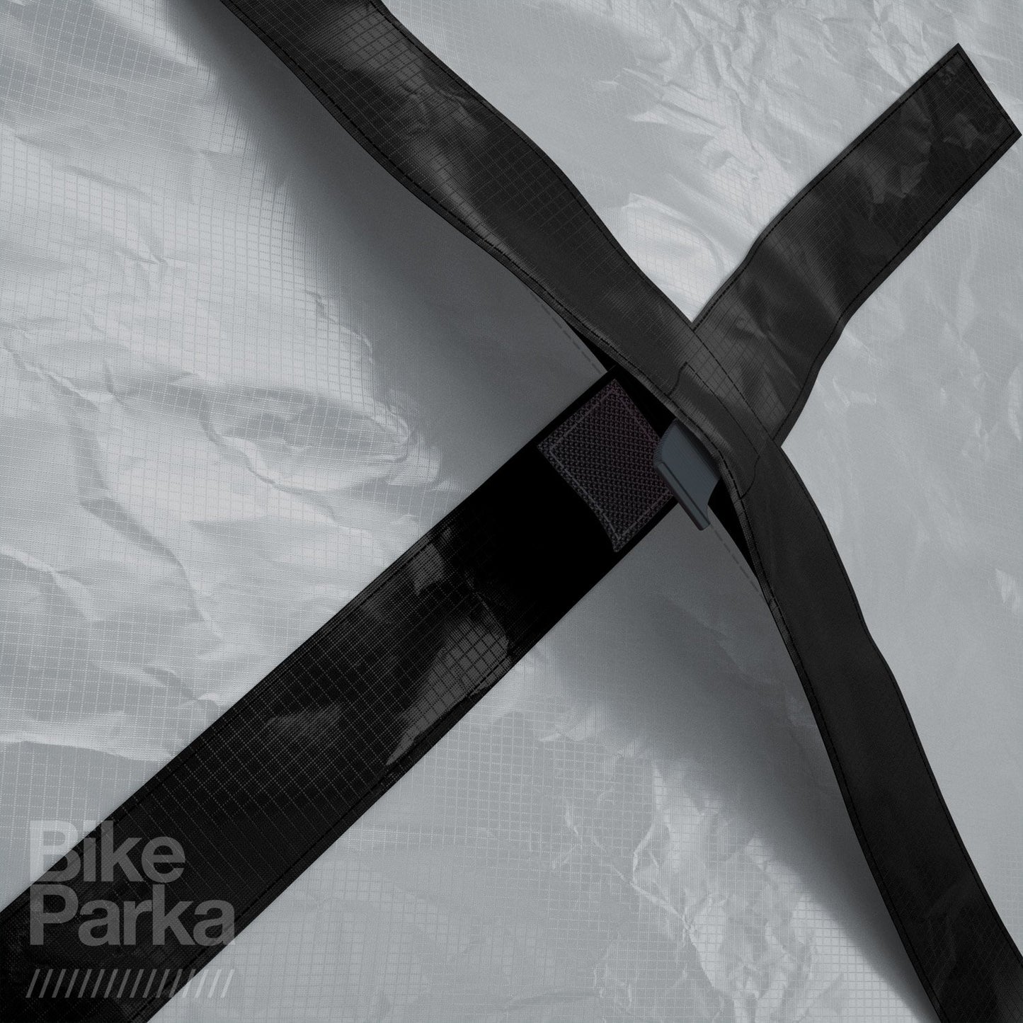 BikeParka URBAN Waterproof Bicycle Cover - PAVEMENT Grey
