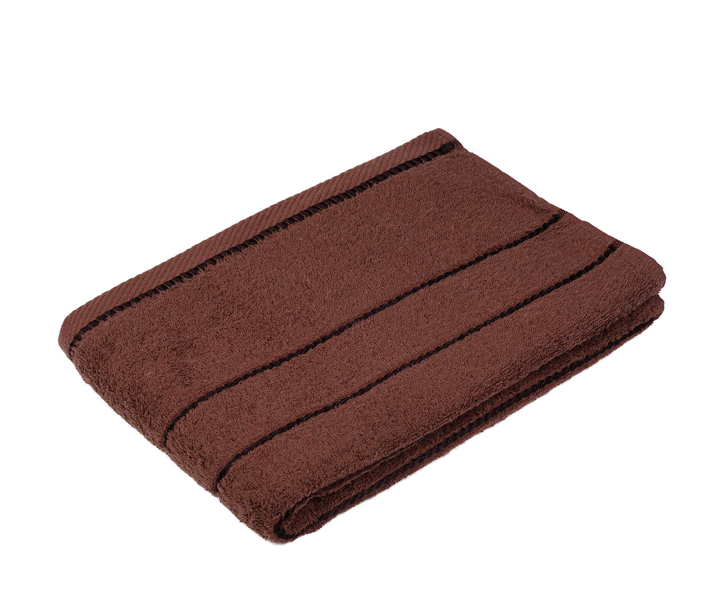 Gözze - Bath Towel, Berlin, 100% Cotton, 70 x 140 cm - Chocolate