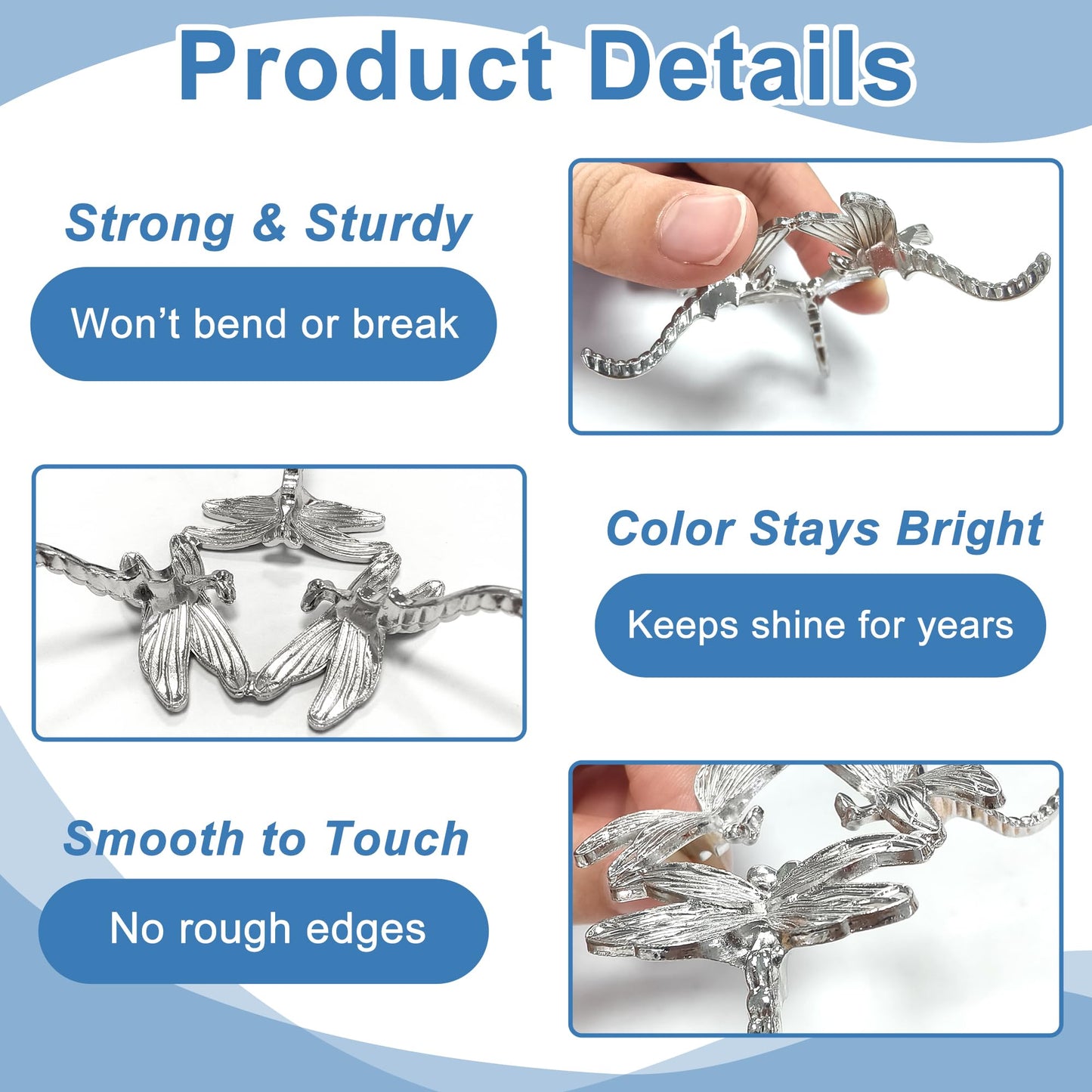 TUYOBG 2PCS Metal Crystal Ball Stand Silver, for Displaying Crystals