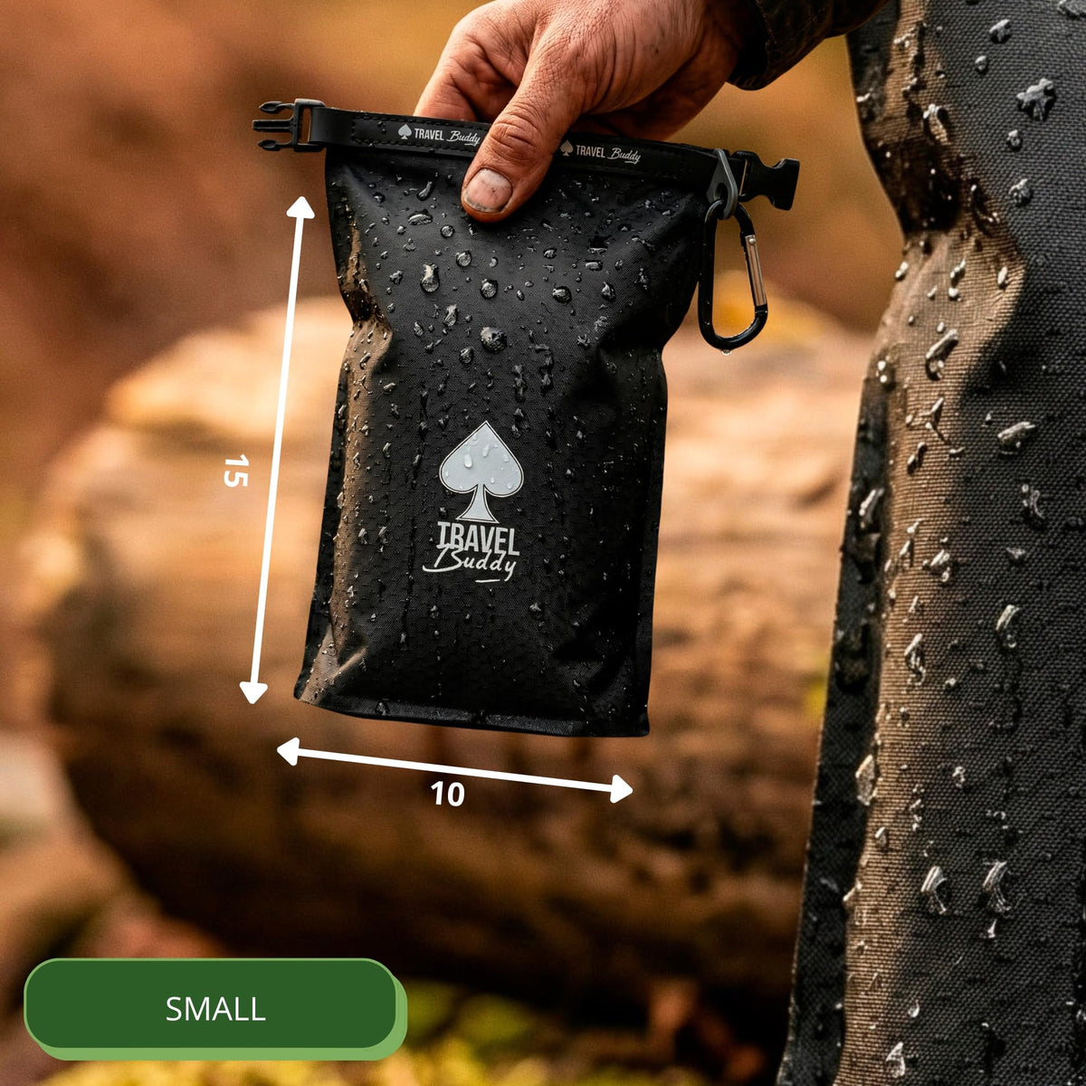 Travel soap bar Bag case - Box Holder, Waterproof - Leakproof with Suction Cup and Carabiner