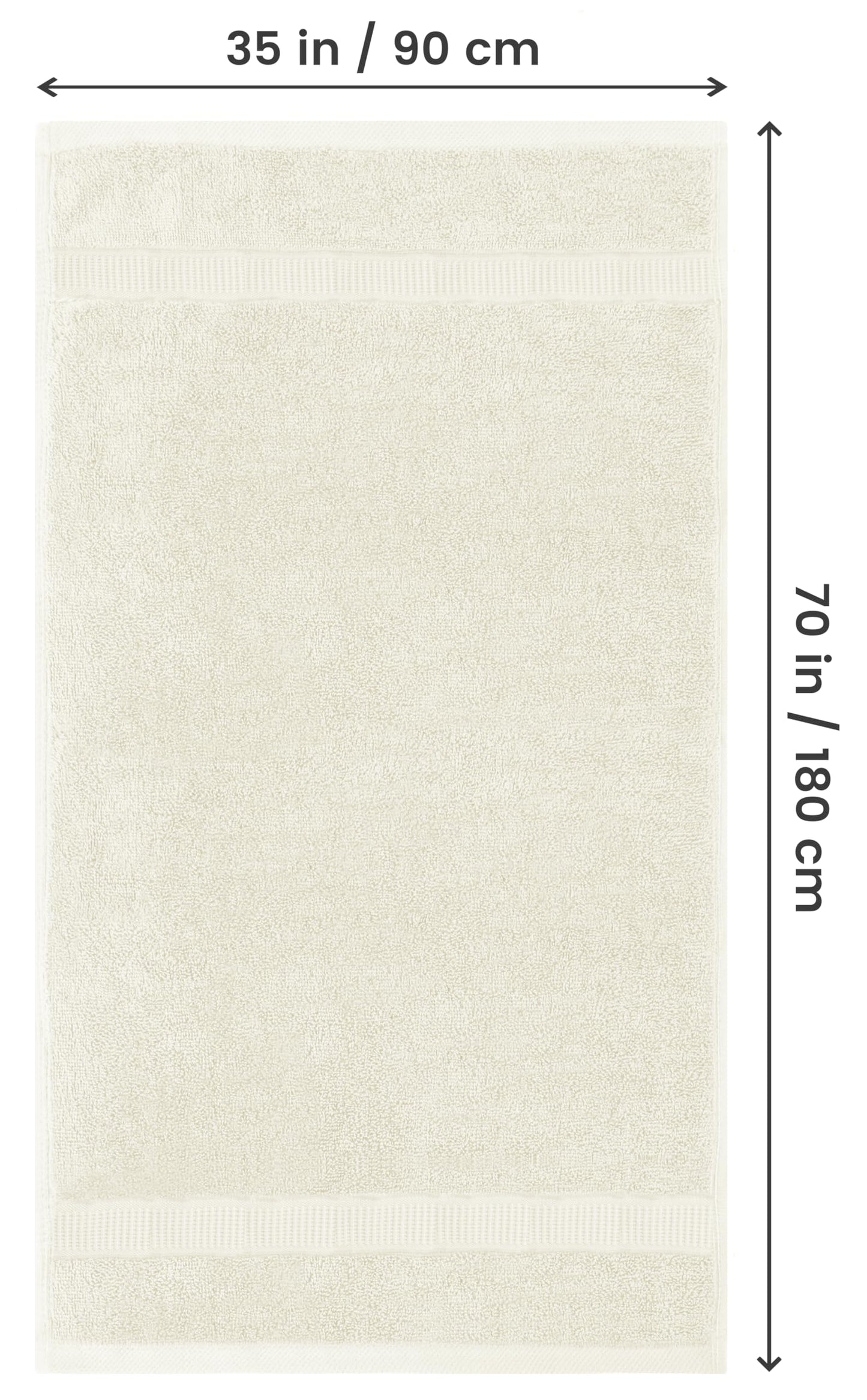 Utopia Towels - Premium Jumbo Bath Sheet (90 x 180 cm, 8 Pack) - 100% Ring Spun Cotton Highly Absorbent and Quick Dry Extra Large Bath Sheet