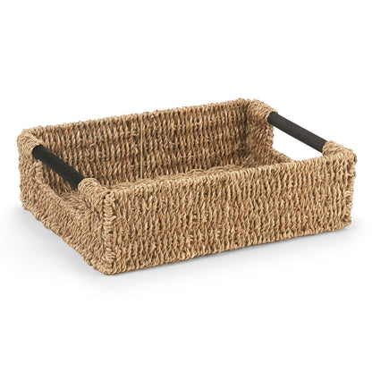 Woodluv Storage Baskets, Storage Baskets for Shelves, Nesting Storage Box Organiser | Shelf Hamper Organiser for Bathroom, Bedroom