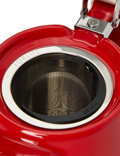 Forlife Stump Teapot 530 mL, Red