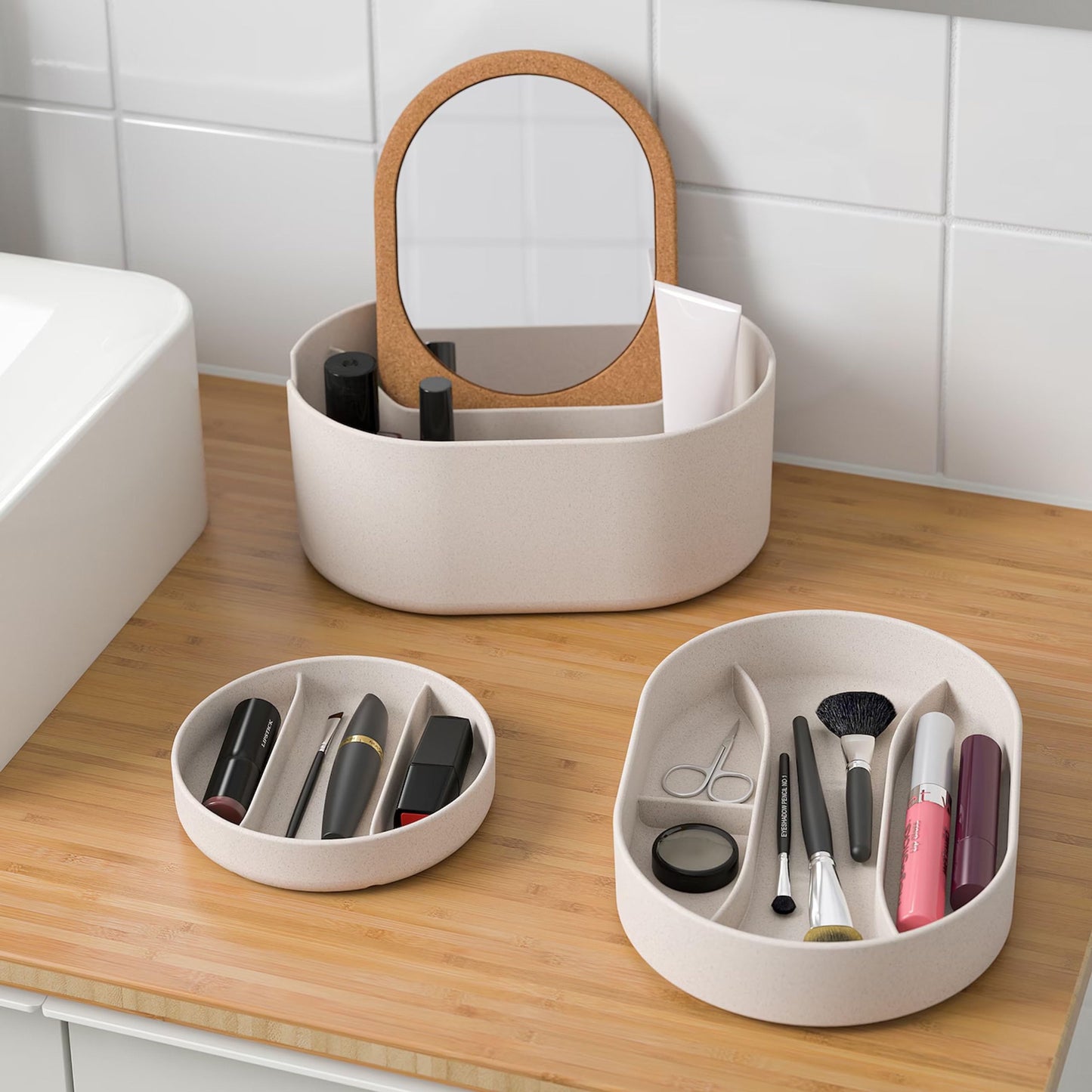 sarcia.eu SAXBORGA Plastic box with mirrored lid