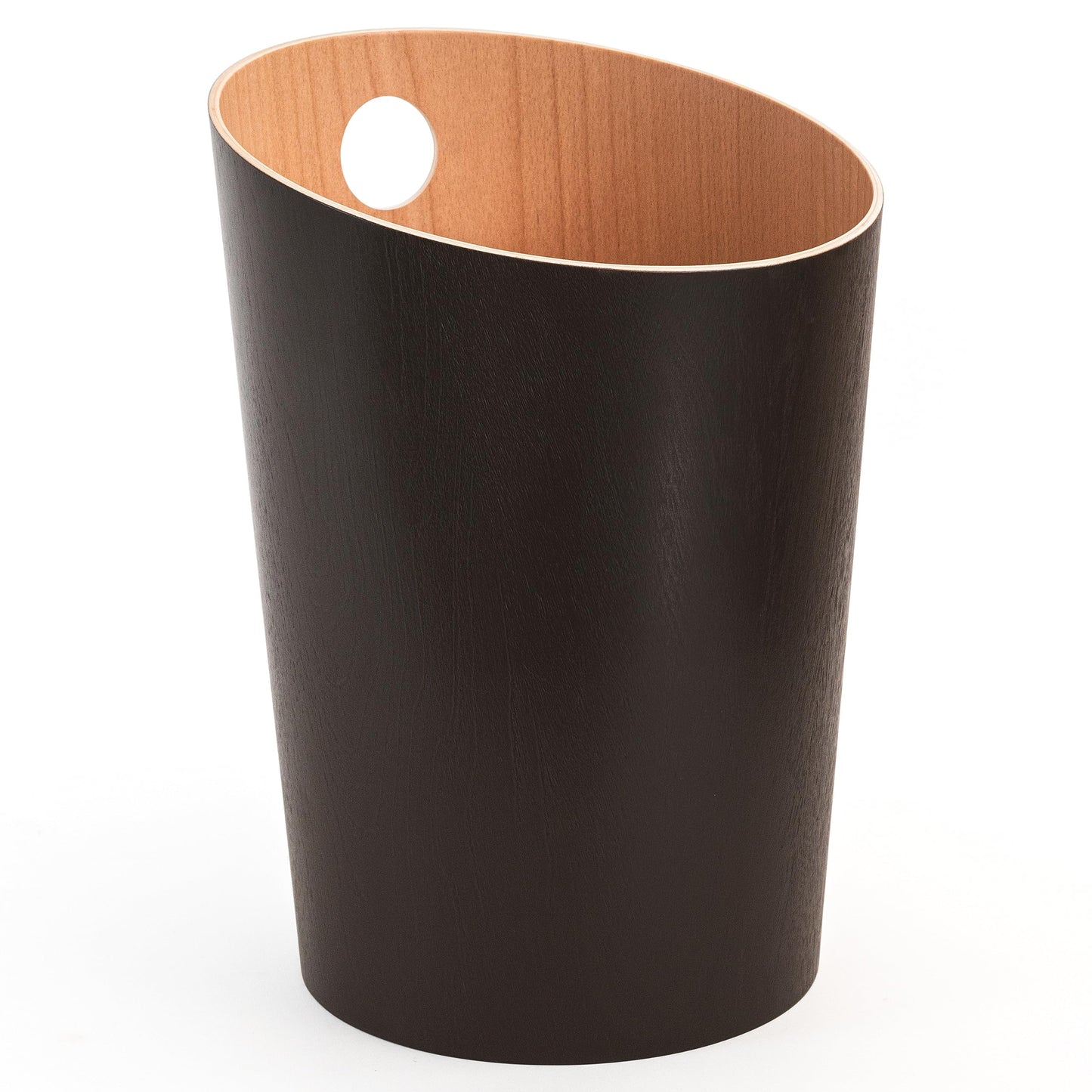 Kazai. Design Paper Bin 'Bennet' | Unique Waste Paper Basket for Office, Bedroom, Children's Room, and More | Office Bin Made of Real Wood Veneer