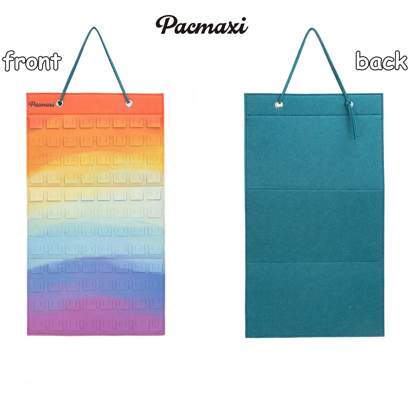 PACMAXI Hanging Brooch Pin Organizer, Display Pins Storage Case, Brooch Collection Storage Holder, Holds Up to 96 Pins.(Not Include Any Accessories)