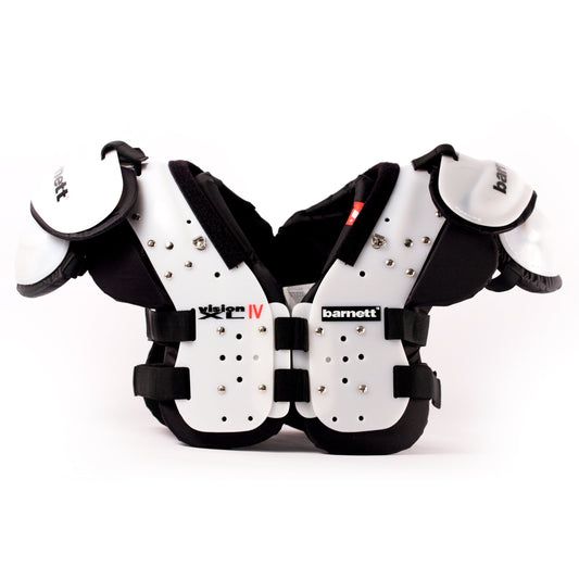 Barnett VISION IV Football Shoulder Pad, FB-LB-TE-OL-DL, Size S