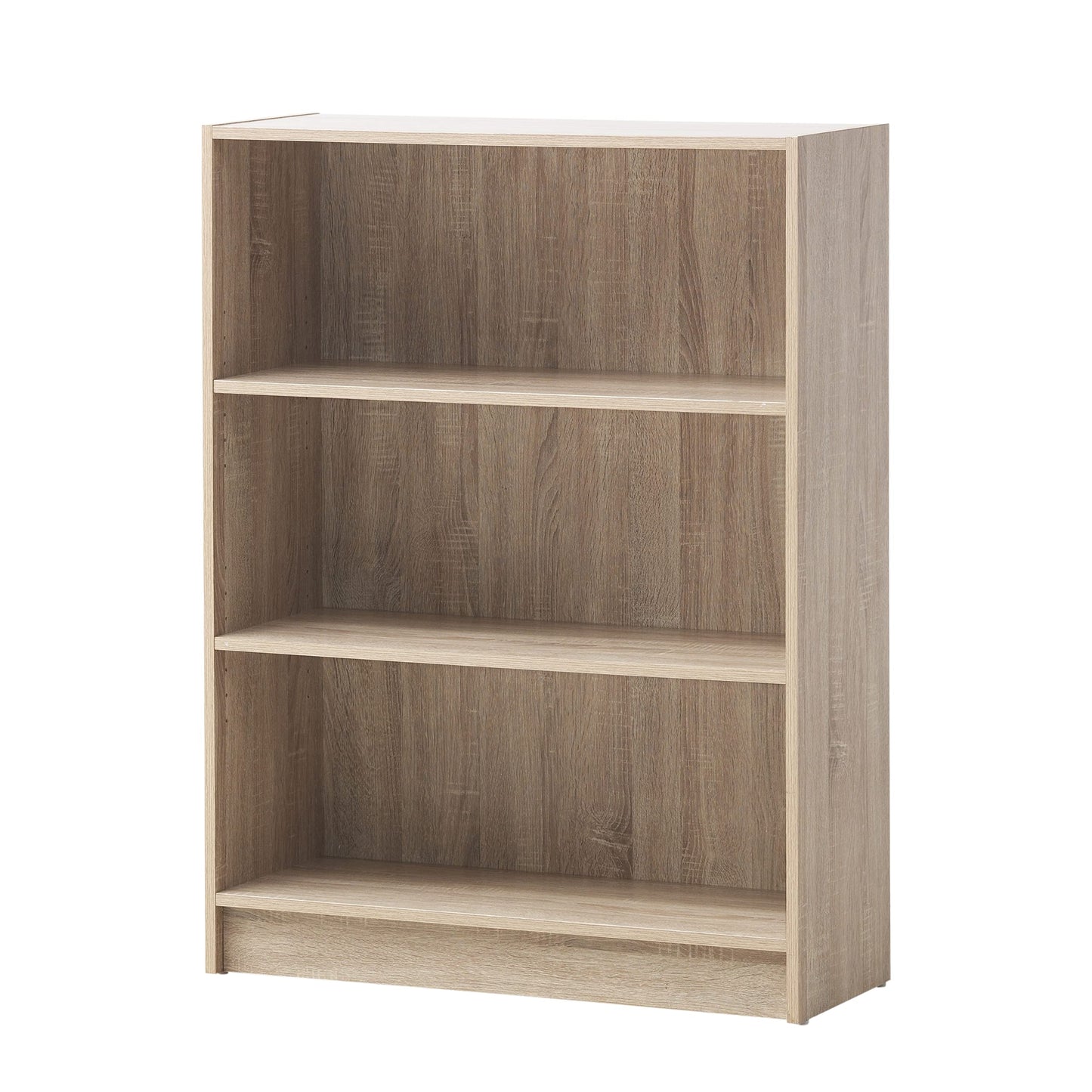 Timber Art Design UK 3 Tier Bookcase Open Tall Shelf Rack Contemporary Organizer Display Shelving Unit for Modern Living Room, Office Space