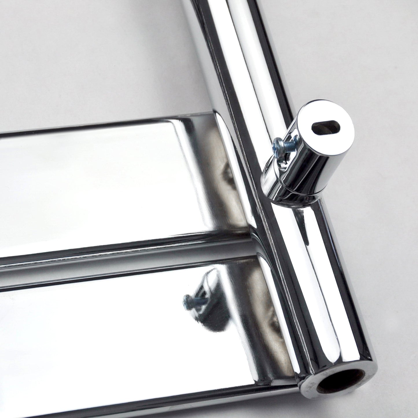 iBathUK Zerith Wall Mounted Flat Panel Heated Towel Rail, 12 Column Slim Flat Steel Hydronic Central Heating High Thermal Output Designer Bathroom