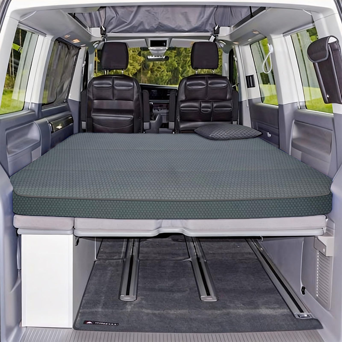 xxjolavv Thick Warm Breathable Foldable Vehicle Mattress Compatible with VW T32 T4 T5 T6 T6.1 T7 Multivan California Beach Caravelle and Transporter